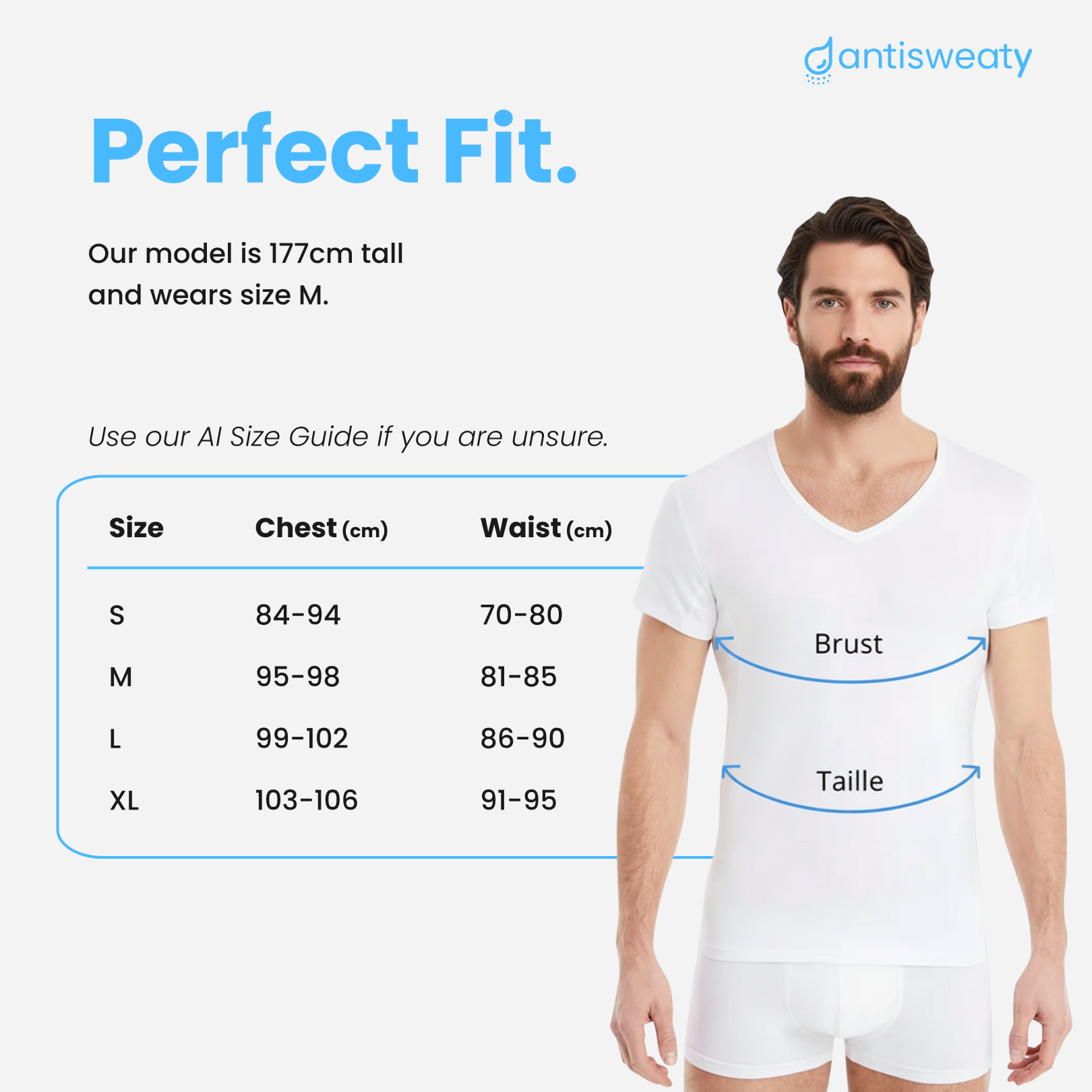 Anti Sweat Undershirt For Men